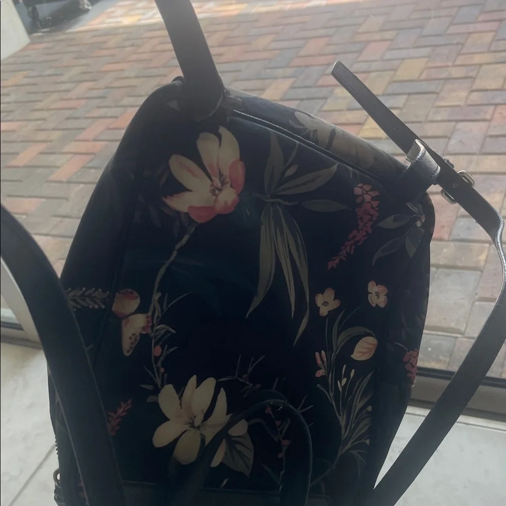 Kate Spade Floral Bradley Back pack as is
